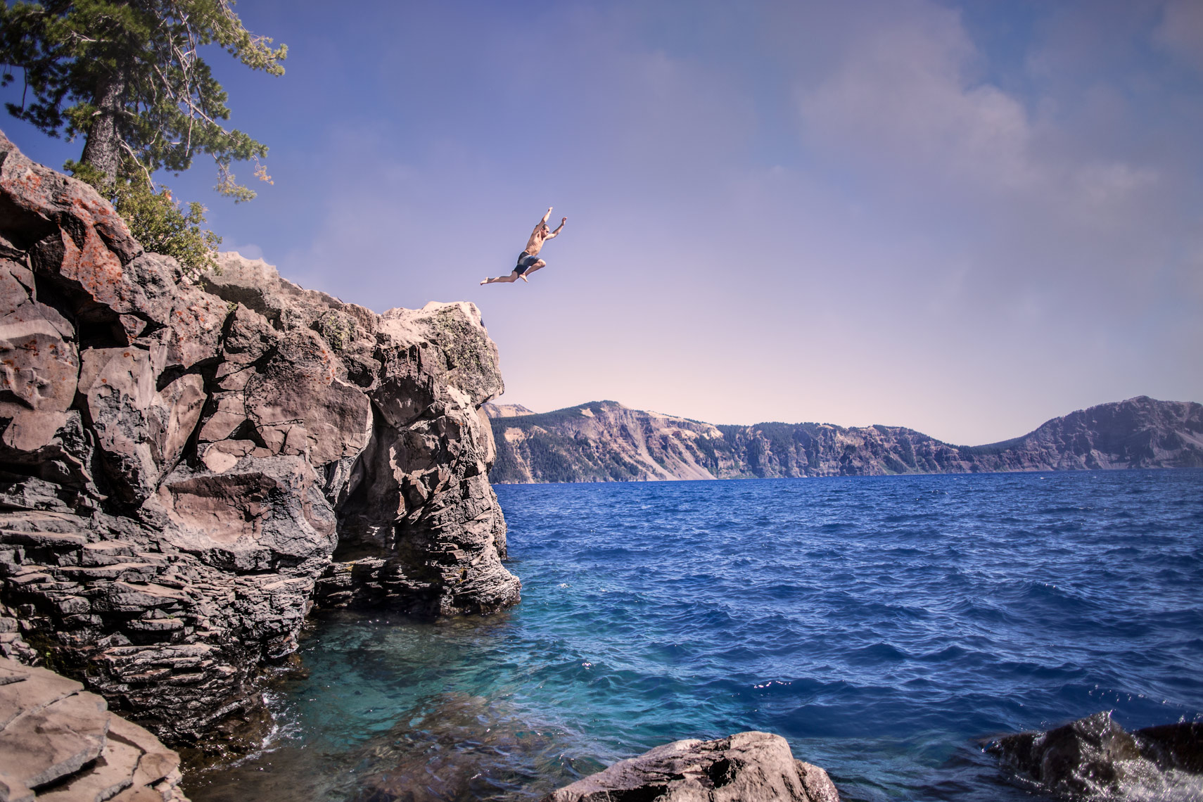 Crater Lake Plunge